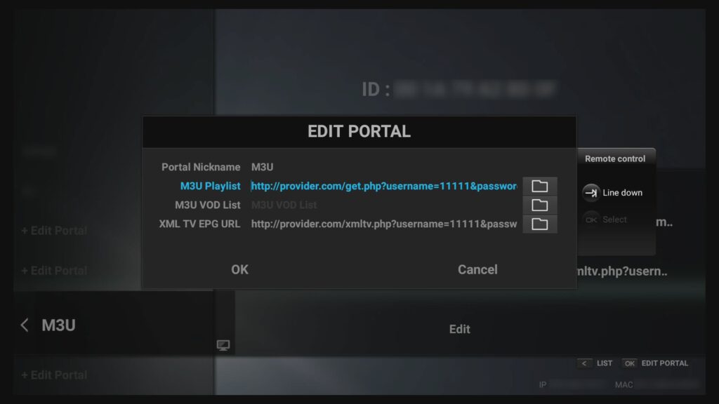 Formuler Setup