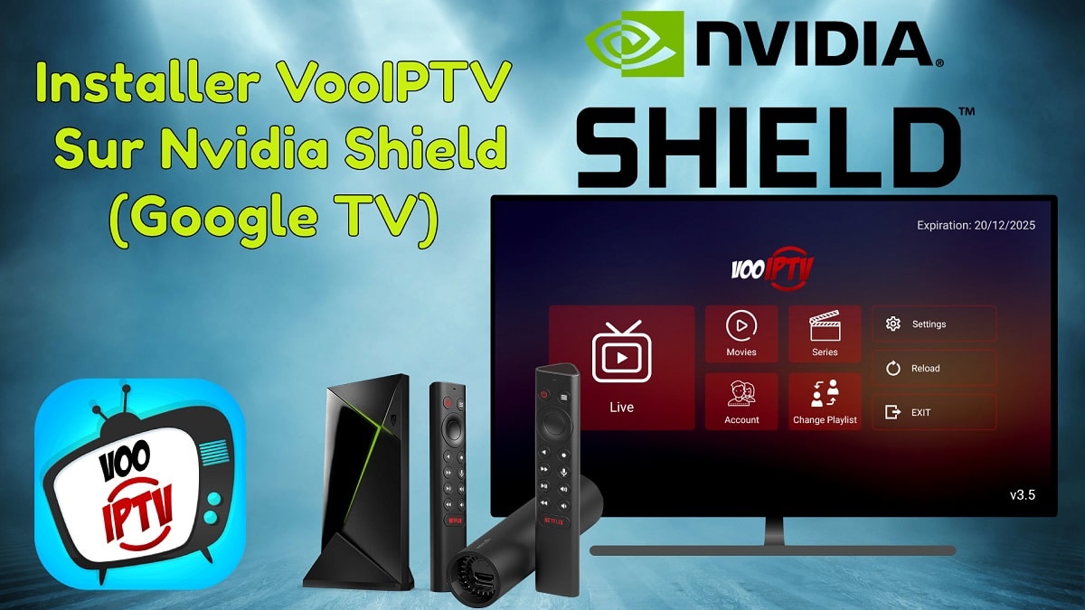 Comment installer l’application VooIPTV sur Nvidia Shield (Google TV)